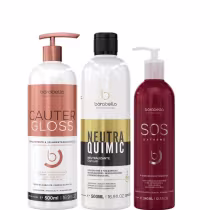 Imagem do produto Borabella Cauter Gloss + NeutraQuimic 2x500ml + SOS 240ml