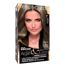 Imagem do produto BeautyColor 7.1 Louro Natural Acinzentado - Coloração Permanente