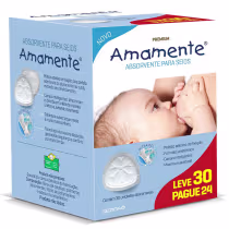 Imagem do produto ABSORVENTE PARA SEIOS AMAMENTE 30 UNIDADES
