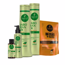 Imagem do produto Kit Haskell Jaborandi Antiqueda Completo 4 Itens +Refil200g