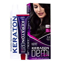 Imagem do produto Keraton Demi Color 3.0 Castanho Escuro - Tonalizante 40g