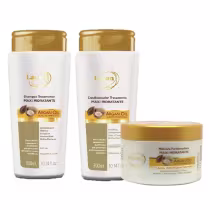 Imagem do produto Kit Lacan Maxi Hidratante Argan Oil Trio de Tratamento (3 Produtos)