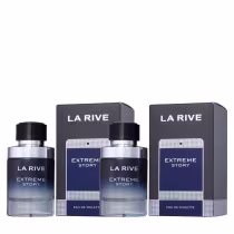 Dois perfumes Extreme Story de La Rive.