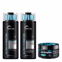 Imagem do produto Kit Ultra Hydration Shampoo + Condicionador e Máscara Uso Obrigatório - Truss