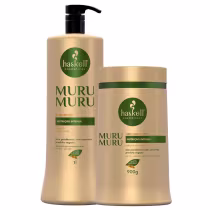 Imagem do produto Kit Haskell Murumuru Shampoo Máscara 1L/900g Alta Nutrição