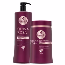 Imagem do produto Kit Haskell Quina Rosa Shampoo + Máscara 2 em 1 1L/900g