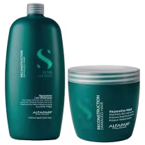 Kit Alfaparf Semi Di Lino Reconstruction Reparative Salon Basic, 2 produtos.