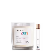 Imagem do produto Kit Vela de Massagem e Óleo Essencial Zen Sou - Kalya