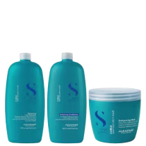 Imagem do produto Kit Completo Semi Di Lino Curls Alfaparf Cachos - 3 Produtos