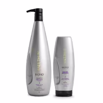 Imagem do produto Kit Aneethun Blond System - Shampoo Matizante 1L + Máscara Matizante 250g
