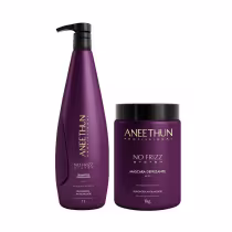 Imagem do produto Kit Aneethun No Frizz - Shampoo 1L + Máscara 1Kg