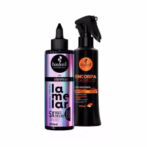 Imagem do produto Máscara Lamelar Haskell 5x Mais Brilho + Fluido Encorpa Fios