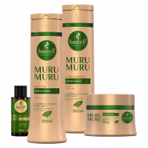 Imagem do produto Kit Haskell Murumuru Sh. Cond Máscara (300mL/g) + Seiva 35mL