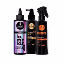 Imagem do produto Haskell Kit Lamelar + Fluído Encorpa + Tônico Cavalo Forte