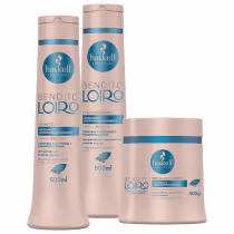 Imagem do produto Kit Bendito Loiro Haskell Shampoo+ Condicionador+ Máscara-500ml