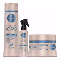 Imagem do produto Kit Bendito Loiro Haskell Shampoo + Máscara 300mL/g + Fluído