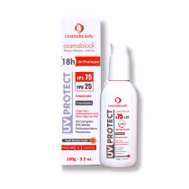 Imagem do produto Cosmobeauty Filtro Solar Cosmoblock FPS 75 Antipoluição Sem Cor 18h 100g