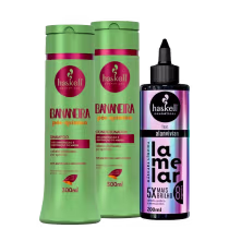 Imagem do produto Kit Haskell Shampoo/Cond Bananeira 300ml + Máscara Lamelar