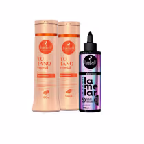 Imagem do produto Kit Haskell Shampoo/Cond Tutano 300ml + Máscara Lamelar