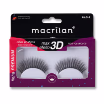 Cílios Postiços Macrilan CL5-4 Fios Volumosos, 1 par.