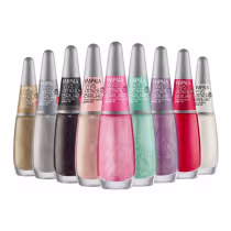 Imagem do produto Kit Esmaltes Impala Glitter Coleção Viva Ame e Brilhe (9 cores)
