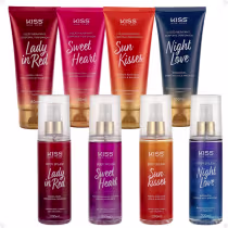 Imagem do produto Kit Body Splash + Loção Hidratante Kiss New York Com 8