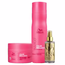 Imagem do produto Kit Wella Professionals Invigo Color Brilliance & Oil Reflections Home Care (3 Produtos)