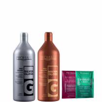 Imagem do produto Kit Matizador Efeito Morena Iluminada e Loiro Branco Prohall