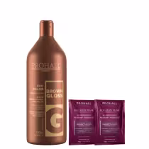 Imagem do produto Matizador Brown Gloss Efeito Morena Iluminada Prohall 500ml