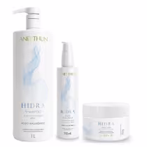 Imagem do produto Kit Aneethun Hidra - Shampoo 1L + Finalizador 210ml + Máscara 250g
