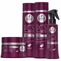 Imagem do produto Kit Pós-Progressiva Haskell Shampoo+ Condicionador+ Máscara 300ml/ Fluido