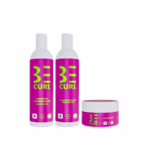 Imagem do produto Kit Be Curl No Poo Shampoo 350ml + Condicionador 350ml + Styling Cream 250g