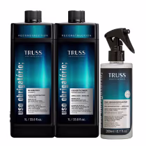 Imagem do produto Kit TRUSS Uso Obrigatório Shampoo 1L + Condicionador 1L + Reconstrutor 260ml
