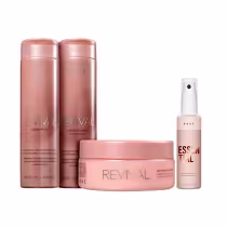 Imagem do produto Kit Braé Revival - Shampoo 250ml + Condicionador 250ml + Máscara 200g + Fluido Reparador Essential 60ml