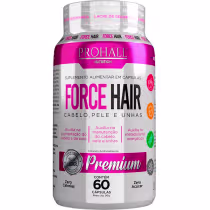 Imagem do produto Prohall Cosmetic Nutrition Force Hair - Suplemento Alimentar (60 Cápsulas)