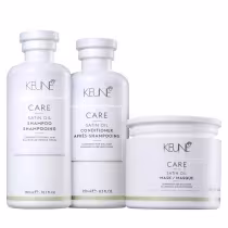 Imagem do produto Kit Keune Care Satin Oil Shampoo 300ml + Condicionador 250ml + Máscara 200ml