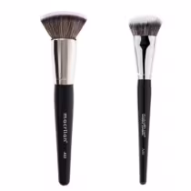 Imagem do produto Pincel Profissional Kabuki Reto Linha Max - Macrilan - A03 +Pincel De Precisão Para Contorno Linha Max  Macrilan A06