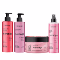 Imagem do produto KIT DE BANHO MORANGO C/ 4 ITENS - LABOTRAT