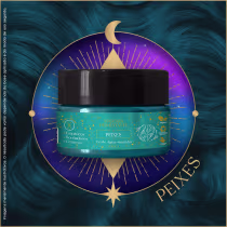 Máscara Pigmentante Capilar Kamaleão Color Signos Peixes Verde Água-Marinha, 100g.