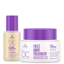 Imagem do produto Kit Schwarzkopf BC Clean Performance Frizz Away - Máscara 200ml + Óleo 50ml