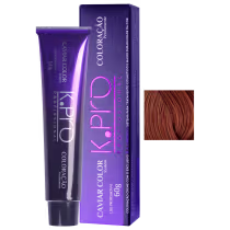 Imagem do produto K.Pro Caviar Color 7.4 Louro Médio Acobreado - Coloração 60g