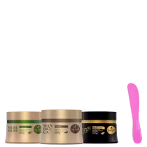 Imagem do produto Kit Haskell Mandioca Murumuru Cavalo Forte 300g +espátula