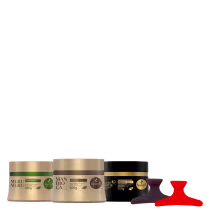 Imagem do produto Kit Máscaras Cronograma Haskell Completo 300g +2 Presilhas