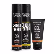 Imagem do produto Kit Bio Extratus Homem Cabelo & Barba Triplo (3 Produtos)