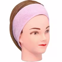 Imagem do produto Santa Clara com Velcro Rosa - Faixa Atoalhada para Cabelo