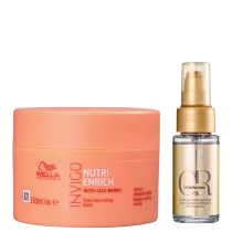 Kit Wella Professionals Nutri-Enrich + Oil Reflections Intense, 2 produtos.