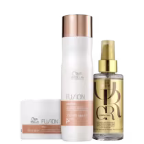 Imagem do produto Kit Wella Professionals Fusion Oil Home Mask Trio (3 Produtos)
