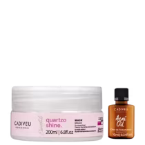 Imagem do produto Kit Cadiveu Essential Quartzo Shine Máscara e Óleo de Açaí de 10mL