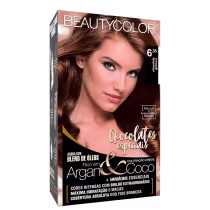 Imagem do produto BeautyColor Argan & Coco Chocolates Especiais 6.35 Chocolate Glamour - Coloração Permanente