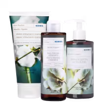 Imagem do produto Kit Korres Algodão Puro Sabonete Hidratante Óleo Corporal (3 produtos)